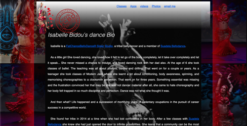 Isabelle Bidou Dance Bio